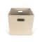 John Louis Home Fabric Bins, Canvas, Cream, 11 in W BIN-C-C01 - alternate 5